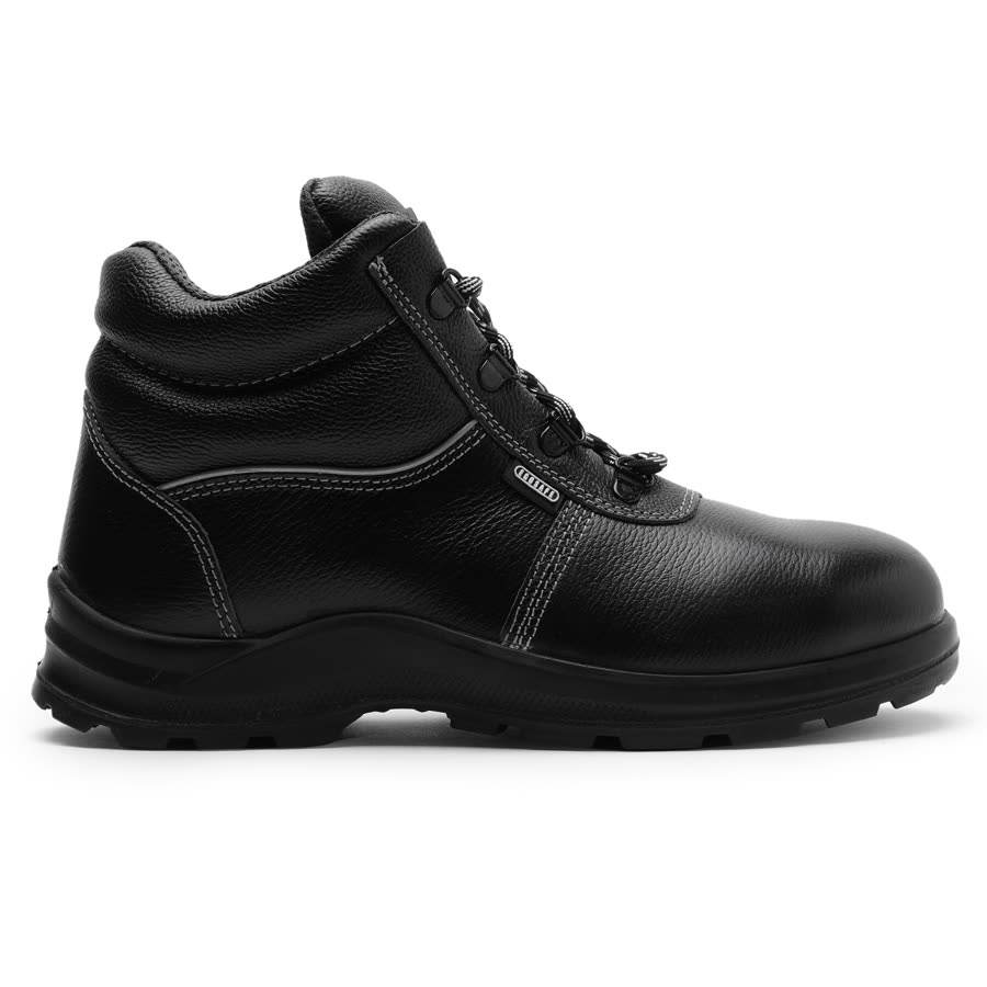 High-Ankle Leather Safety Boot