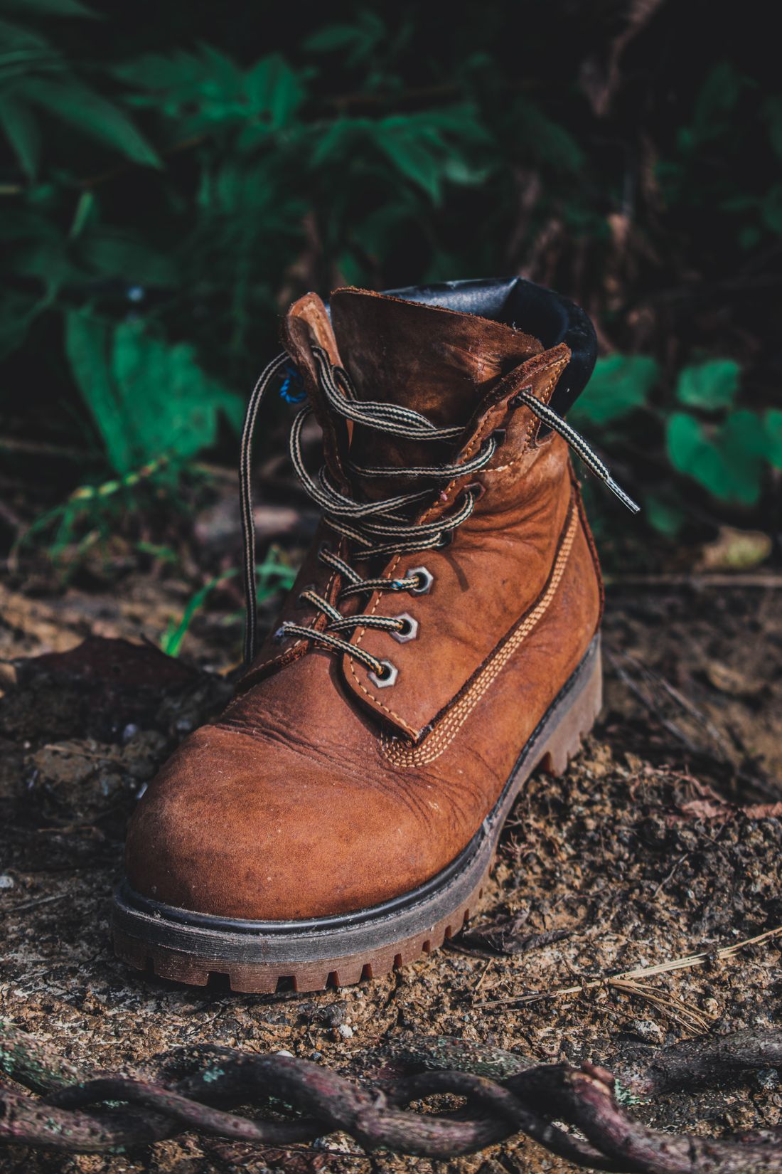 High-Ankle Leather Safety Boot
